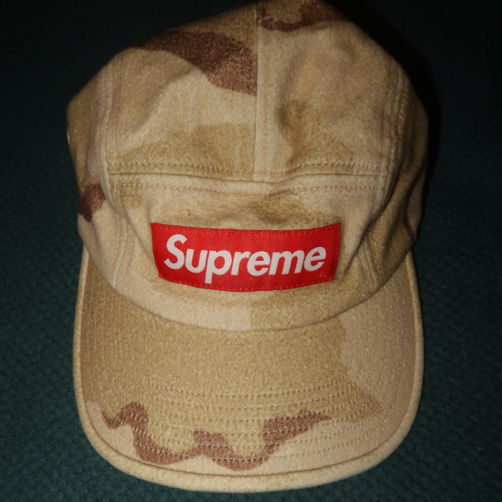 Supreme Hat Wool Camp Cap Desert Camo - Picture 2 of 4